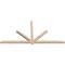 Ekena Millwork Kennewick Smooth Timber Gable Bracket, Douglas Fir, 108"W x 54"H x 3 1/2"D x 3 1/2"F, 12/12 Pitch GBW108X54X0404KEN00SDF - alternate 5